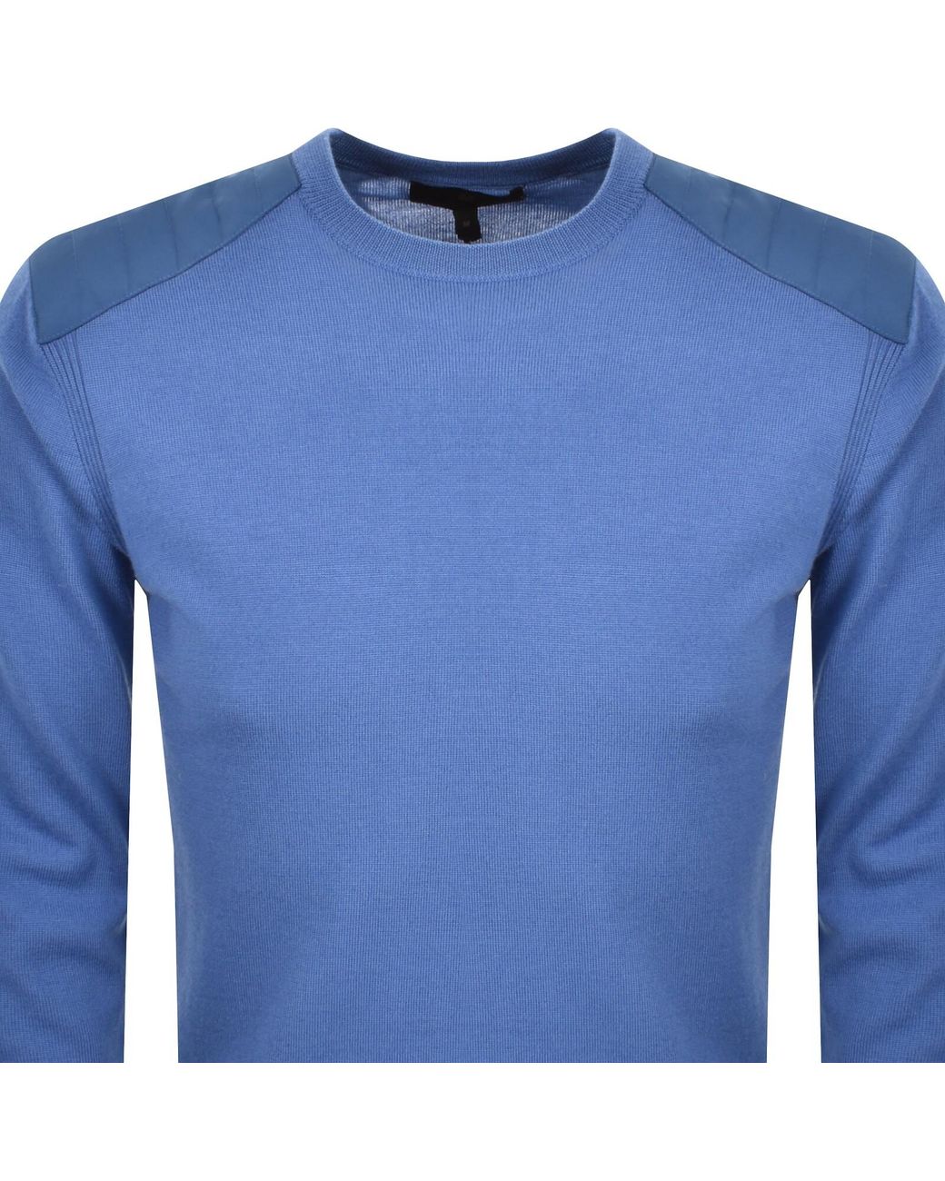 Belstaff Blue Kerrigan Knit Jumper for men