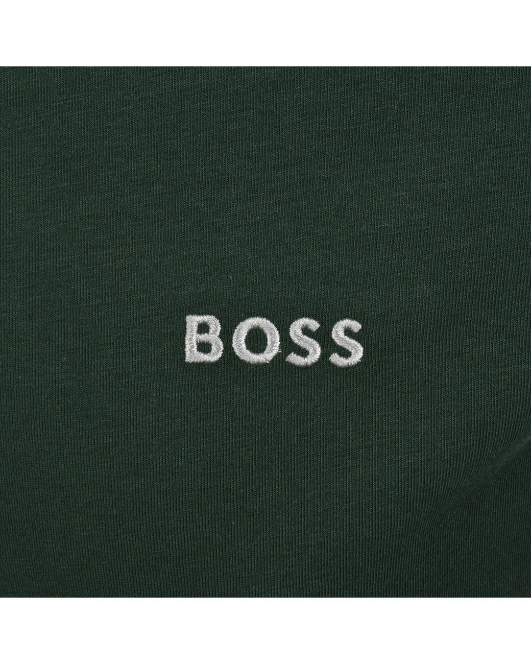 BOSS BUSINESS Green Boss Mix And Match Full Zip Hoodie for men
