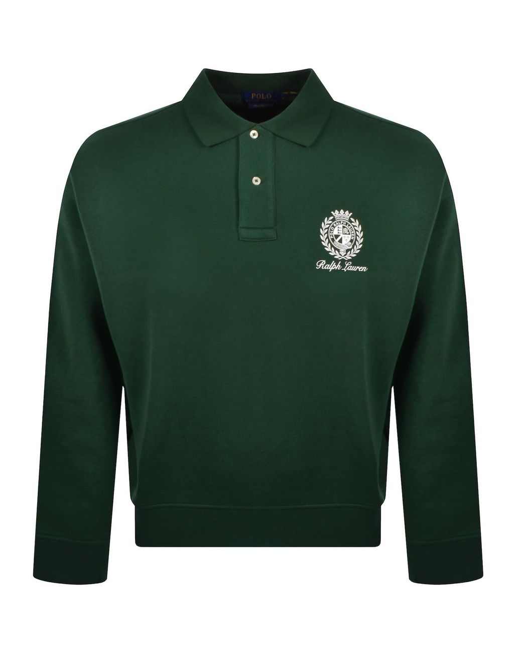 Ralph Lauren Green Logo Polo Sweatshirt for men