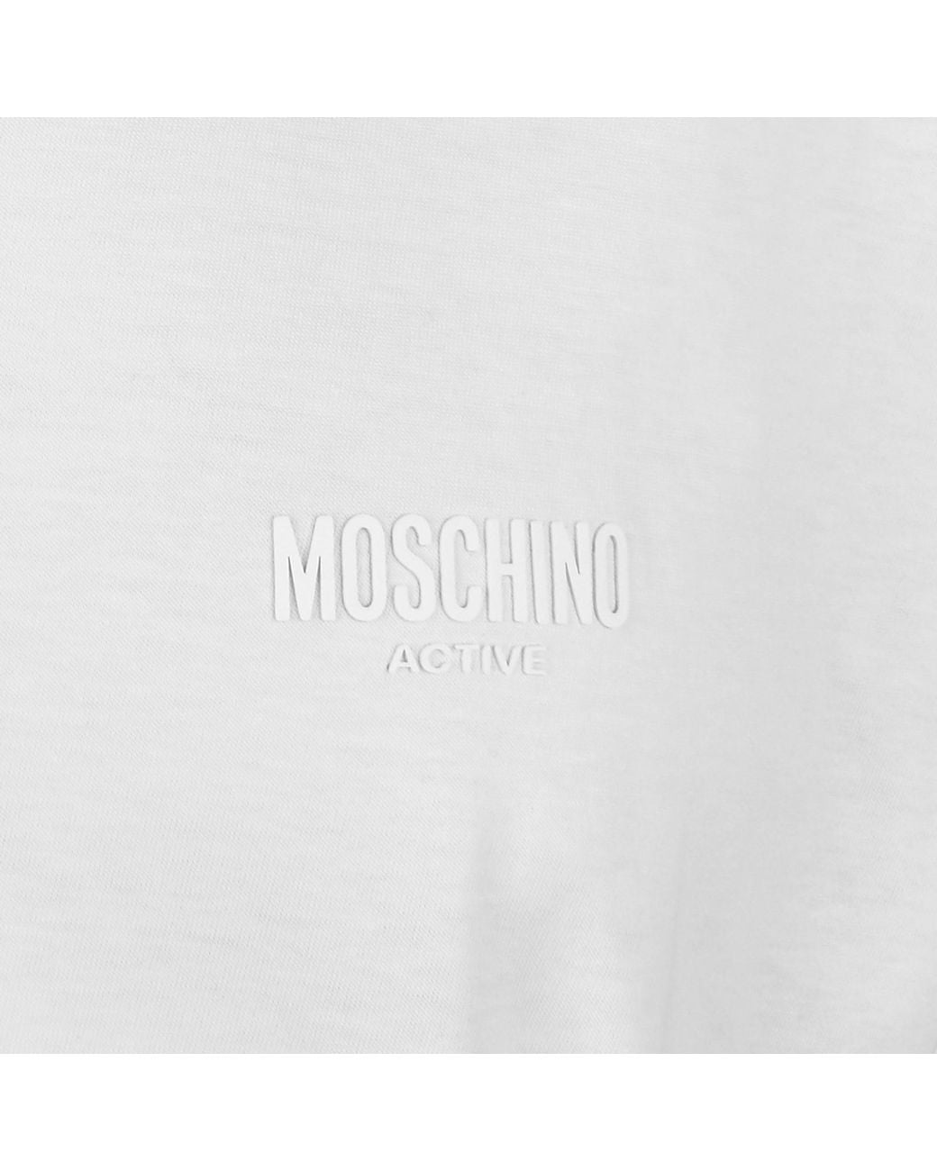 Moschino White Active Vest for men