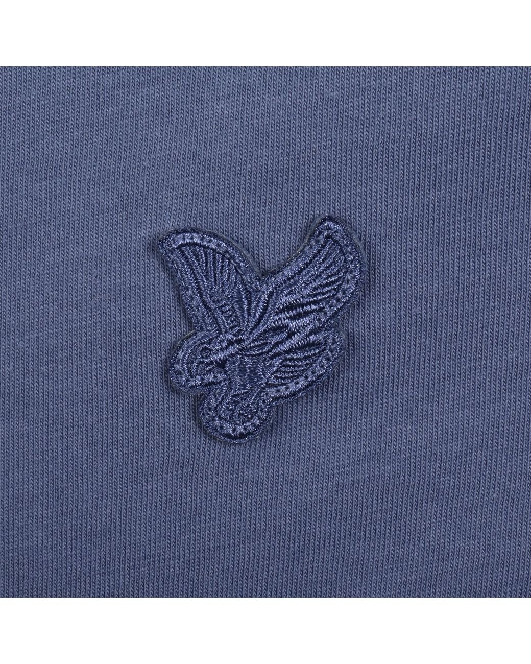 Lyle & Scott Blue Superfine T Shirt Smoke for men