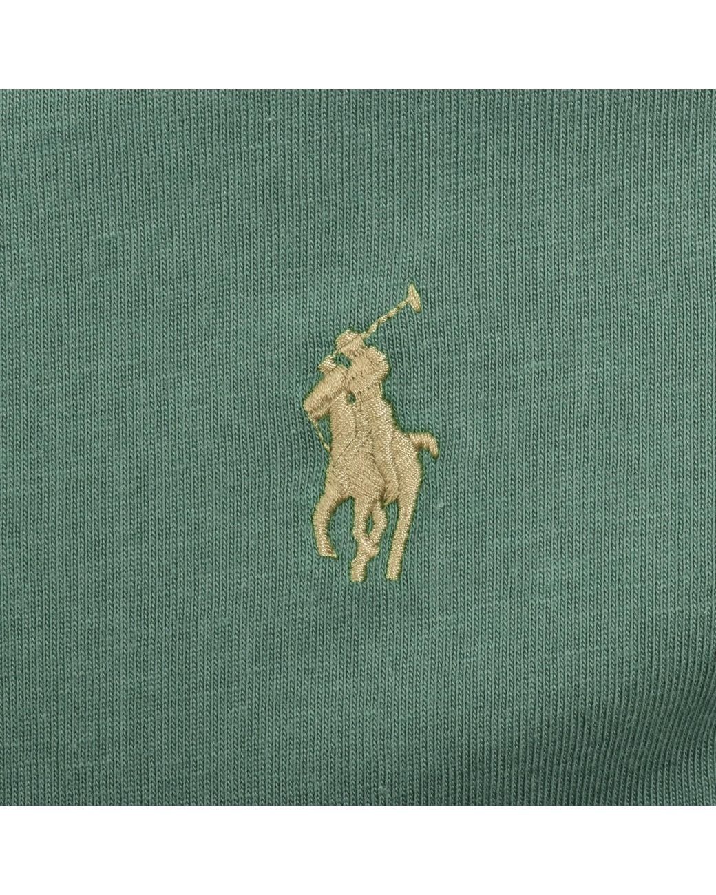 Ralph Lauren Green Short Sleeve Slim Fit T Shirt for men