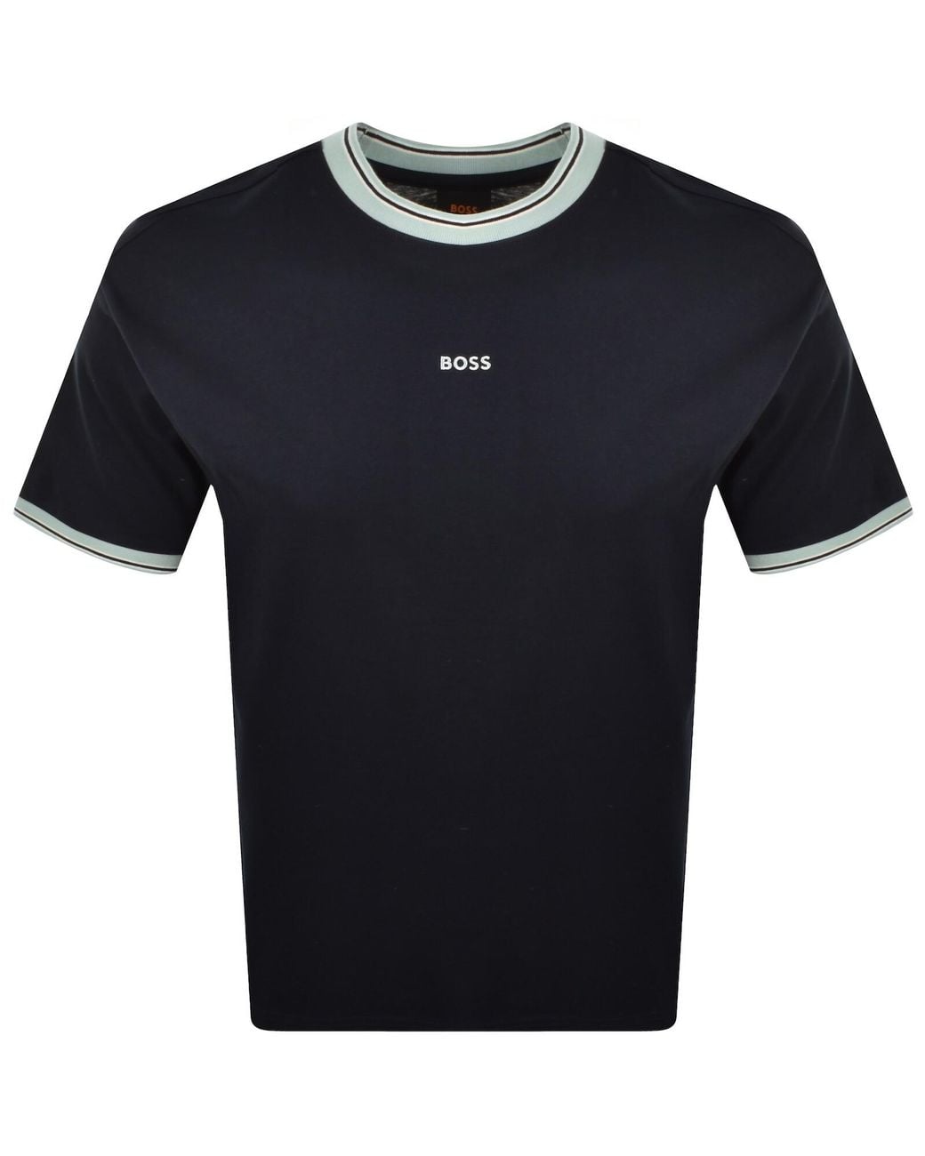 Boss Blue Boss Te Blocks T Shirt for men