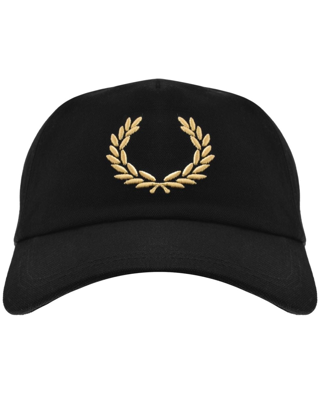 Fred Perry Black Logo Baseball Cap for men