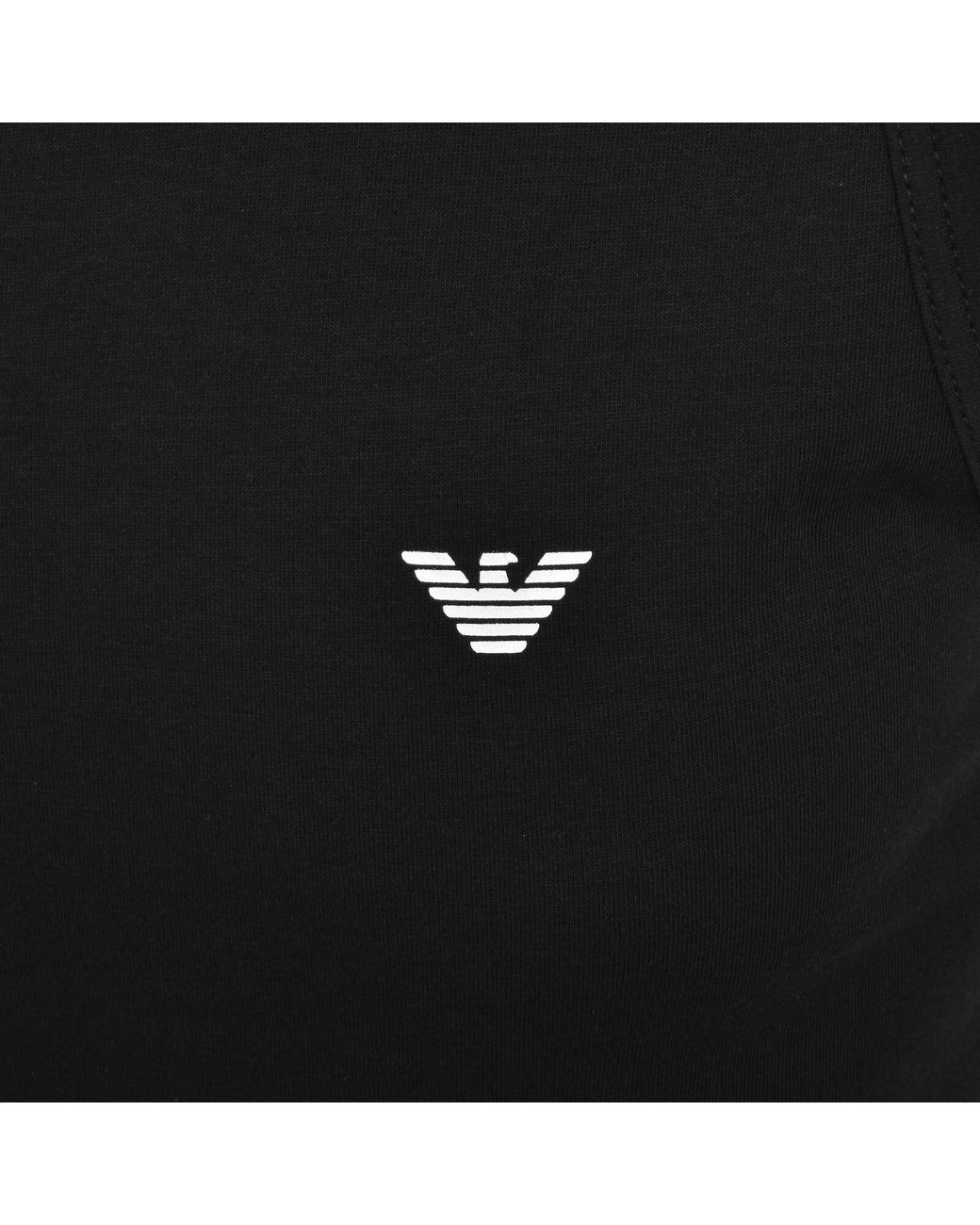 Armani Black Emporio Vest Lounge T Shirt for men