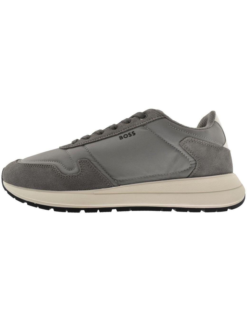 BOSS BUSINESS Gray Boss Vinston Runner Trainers Medium for men