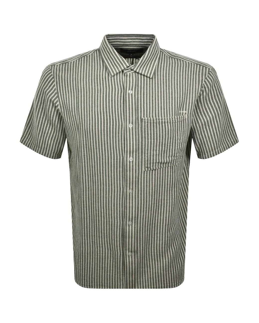 G-Star Gray G-Star Pocket Short Sleeve Shirt for men