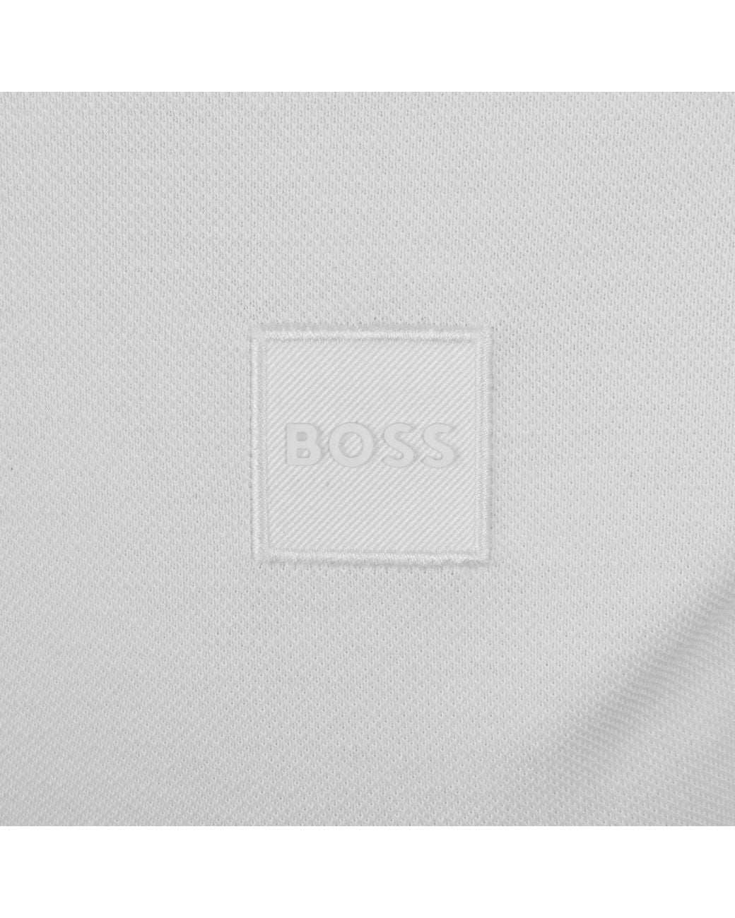 Boss Gray Boss Passerzip Polo T Shirt for men