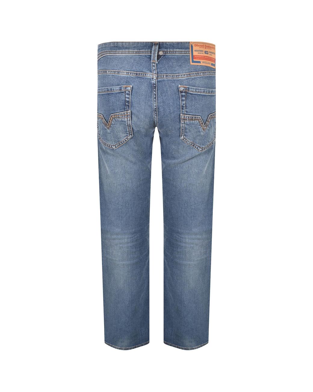 DIESEL Blue Larkee Light Wash Regular Fit Jeans for men