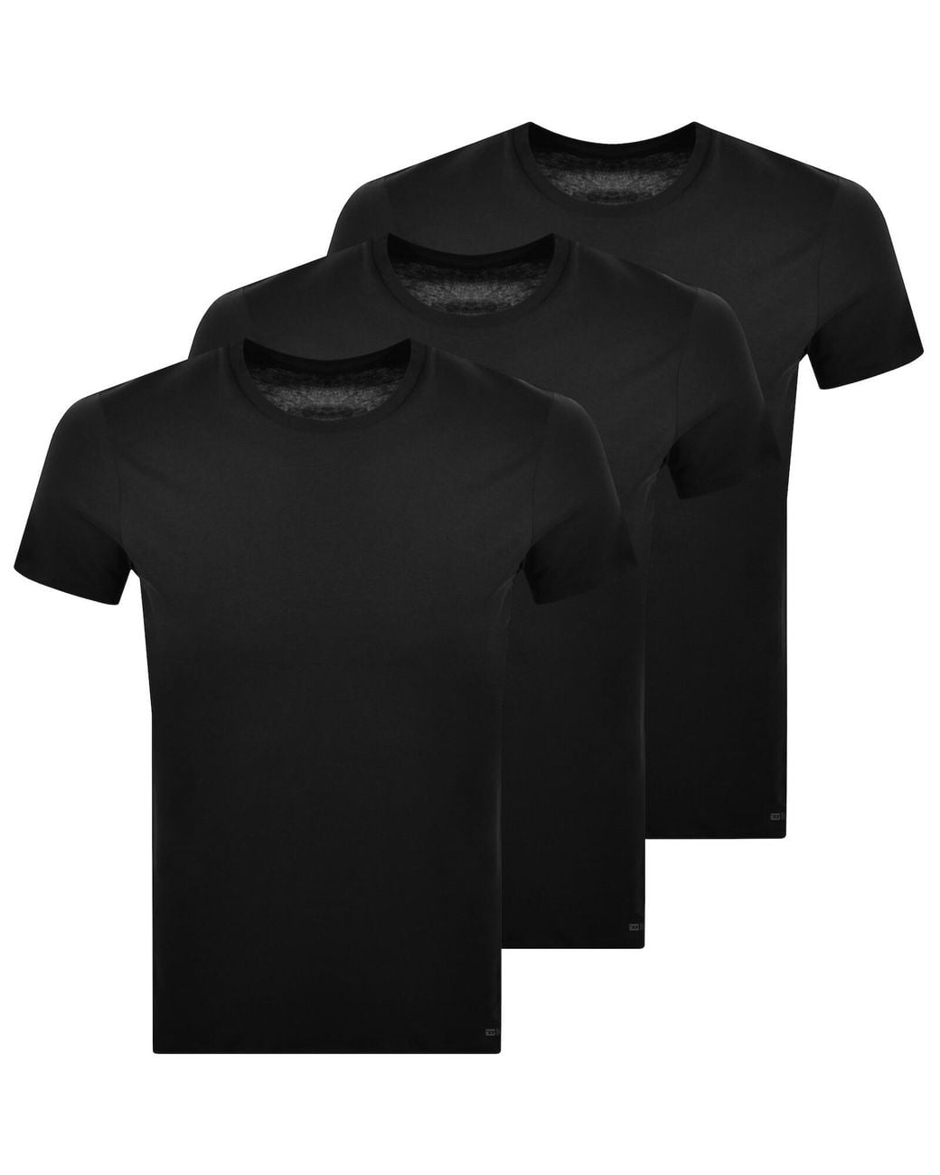 DIESEL Black Randal 3 Pack T Shirts for men