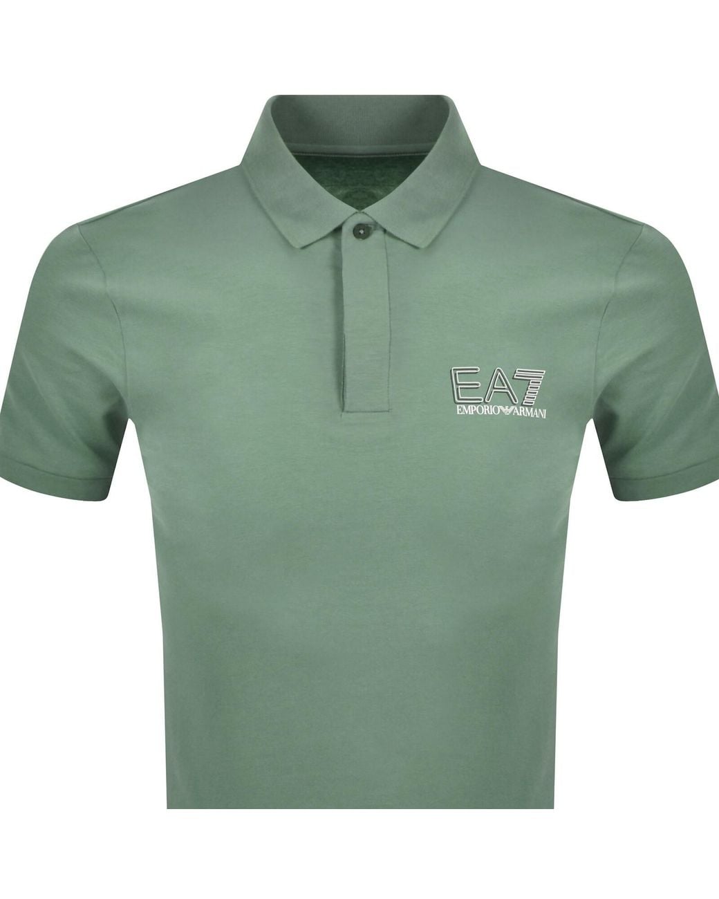 EA7 Green Emporio Armani Polo T Shirt for men