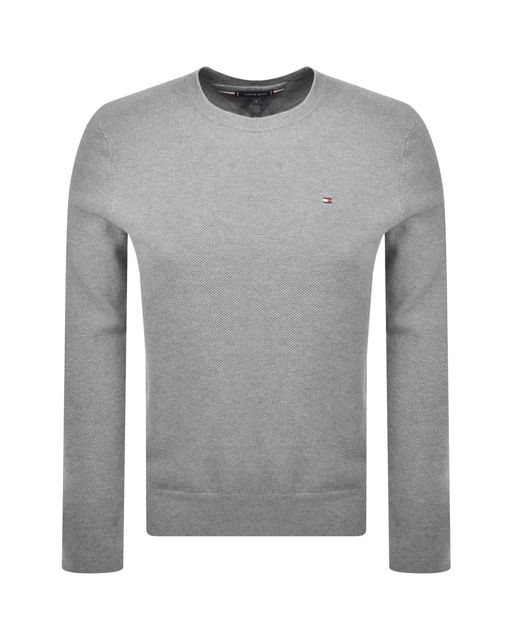 Tommy Hilfiger Gray Essential Structure Jumper for men