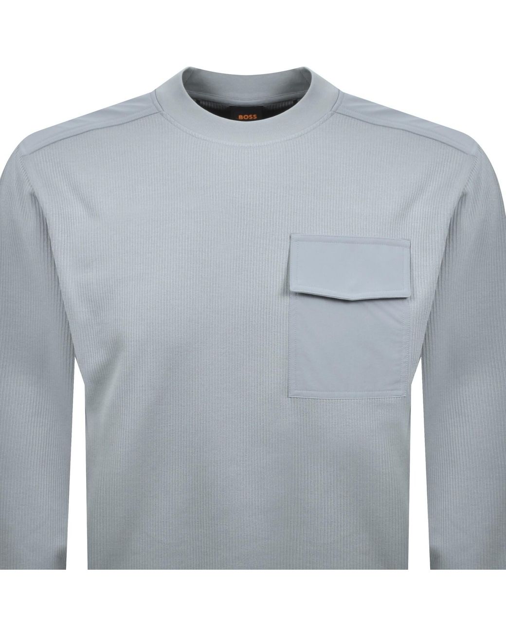 Boss Gray Boss We Urban Sweatshirt for men