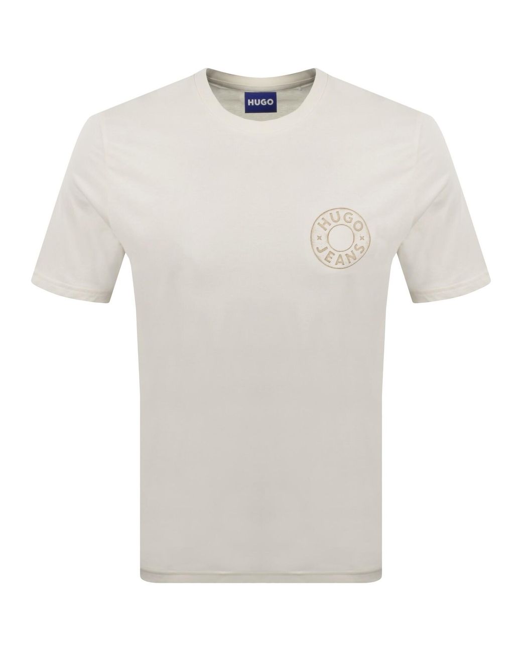 HUGO White Nemodo T Shirt for men