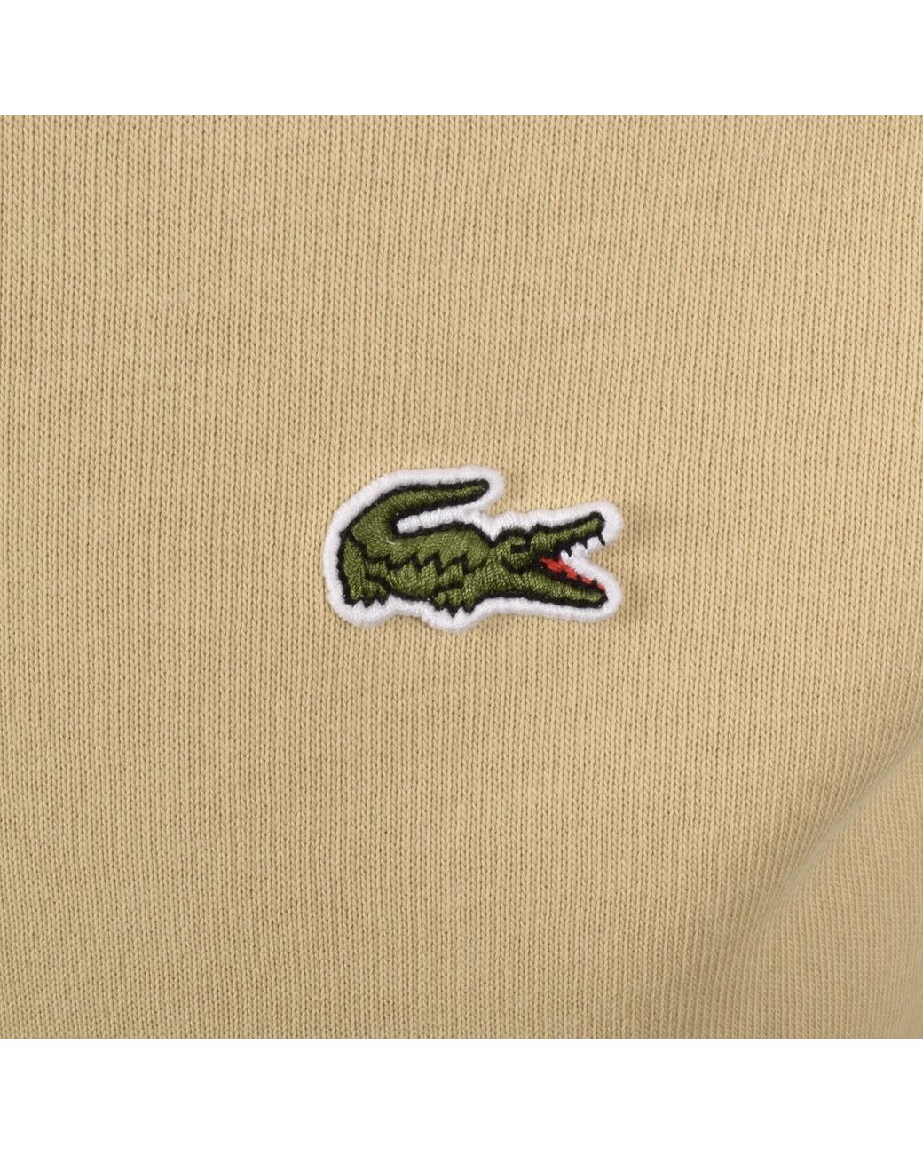 Lacoste Natural Crew Neck Sweatshirt for men