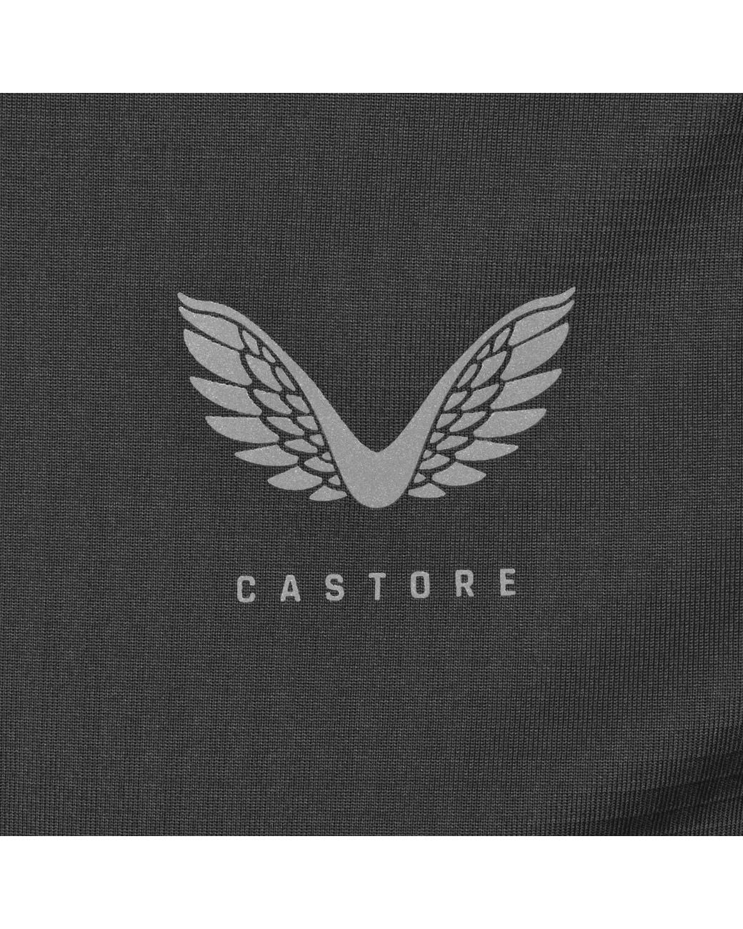 Castore Black Lightweight Quarter Zip T Shirt for men