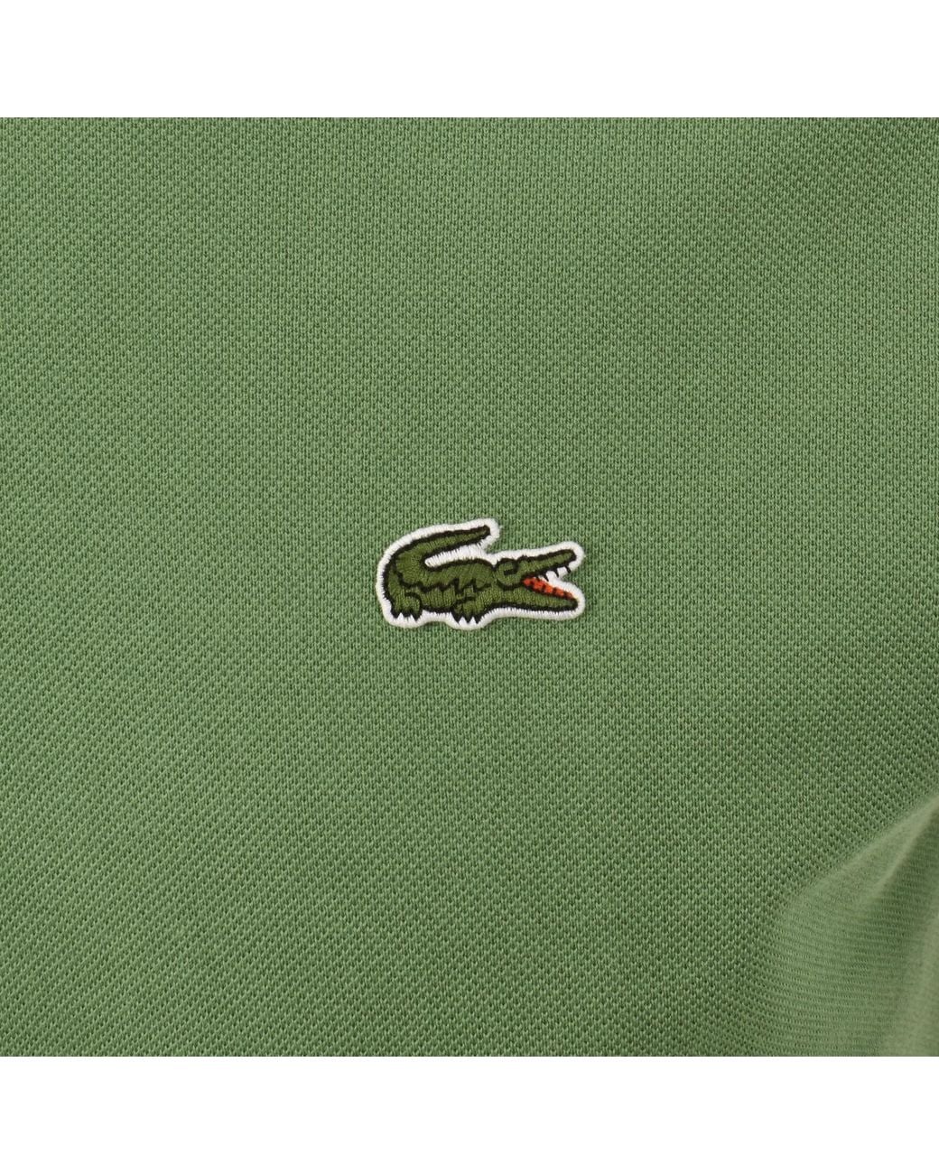 Lacoste Green Short Sleeved Polo T Shirt for men