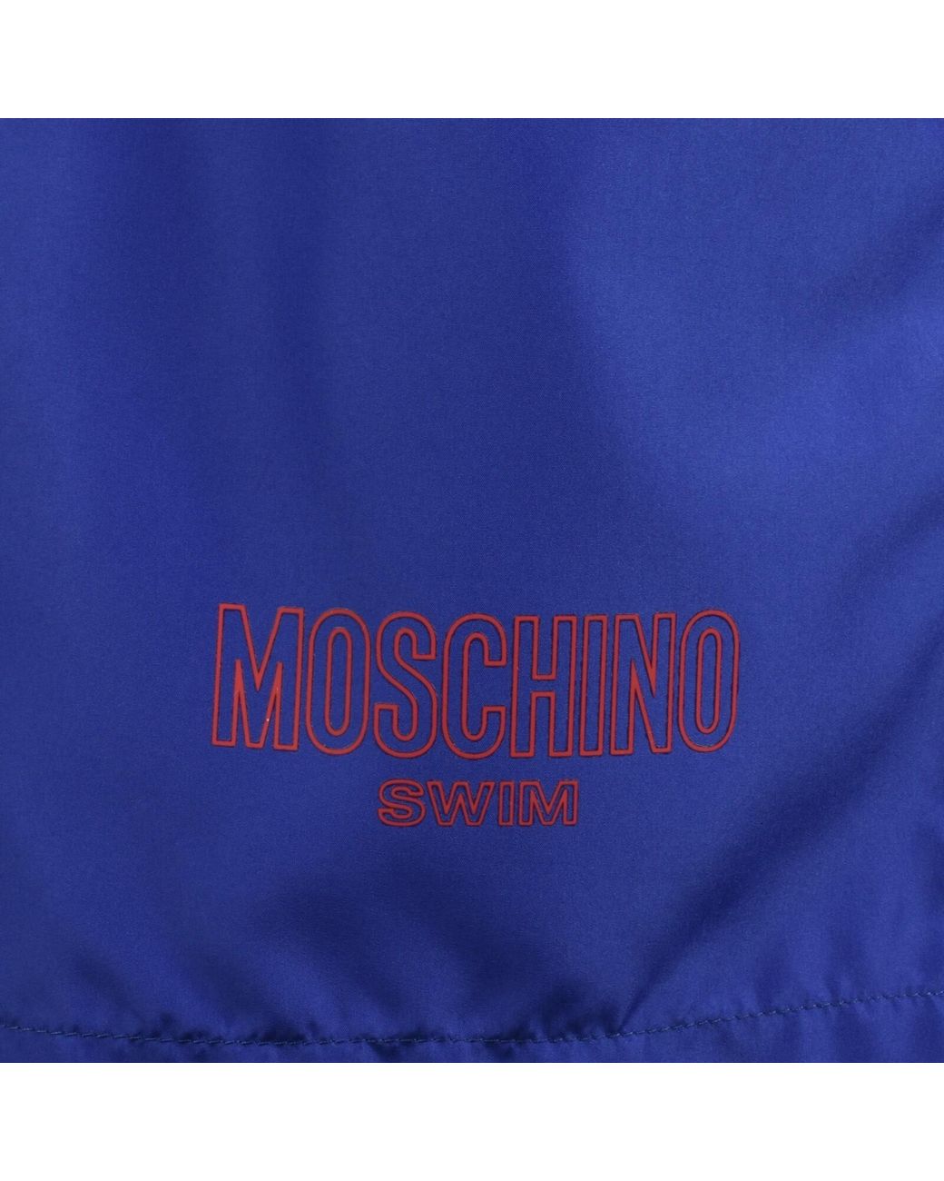 Moschino Blue Logo Swim Shorts Bright for men