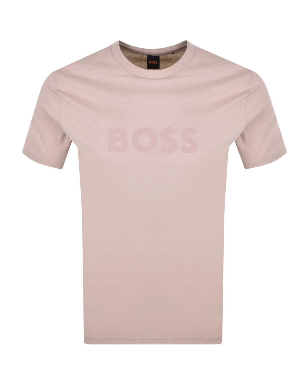 Boss Pink Boss Regular Fit Logo T Shirt for men