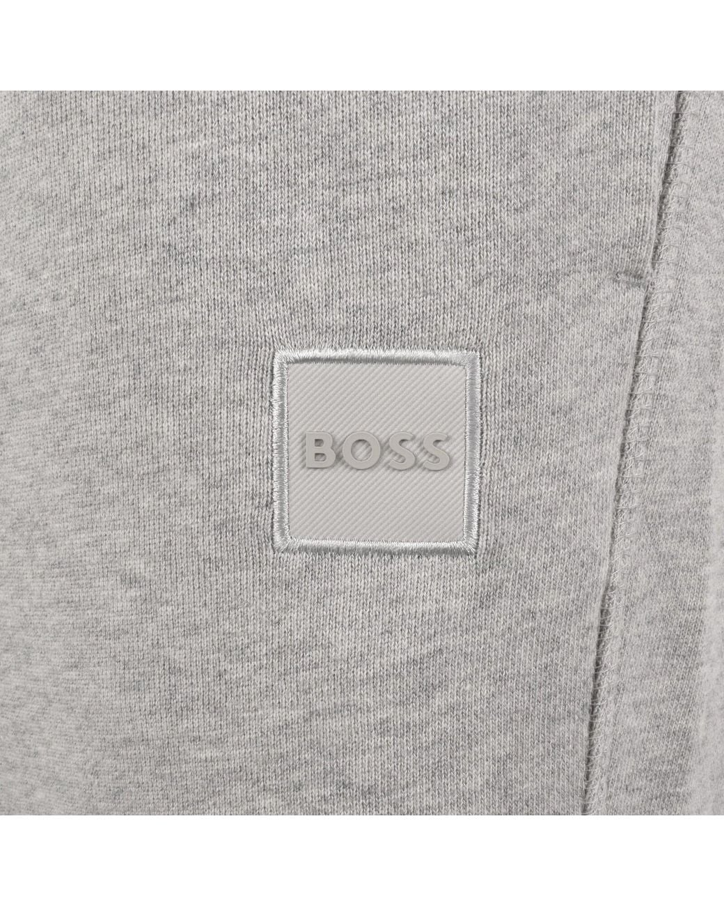 Boss Gray Boss Sestart Jogging Bottoms for men