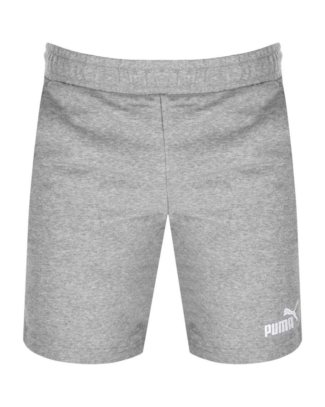 PUMA Sweatshirt And Shorts Set in Gray for Men | Lyst