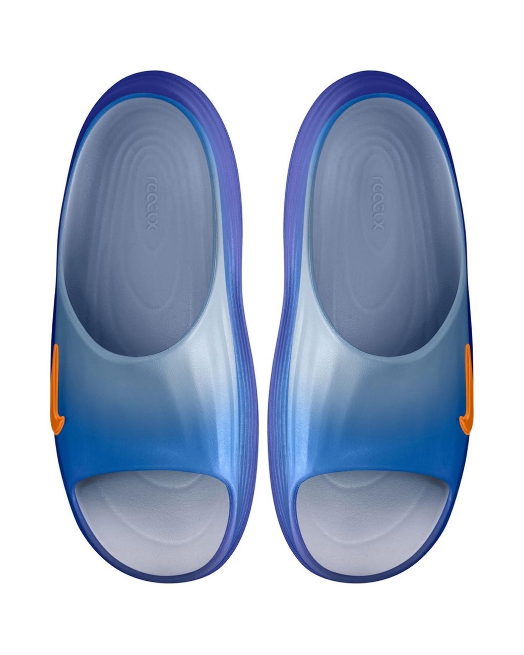 Nike Blue Reactx Rejuven8 Sliders for men