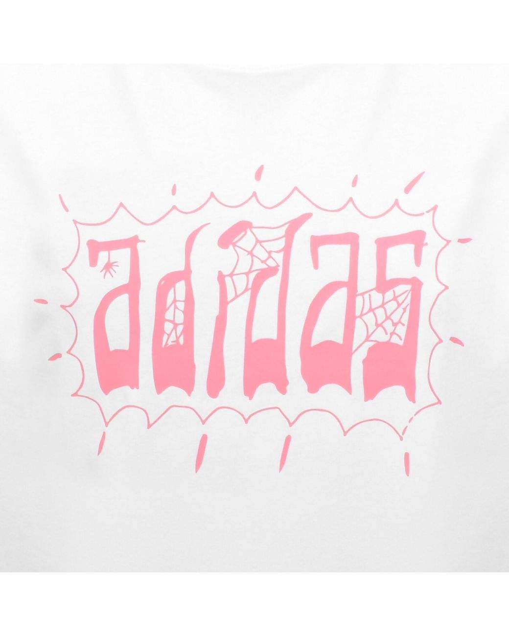 Adidas Originals White Oversized Graphic T Shirt for men