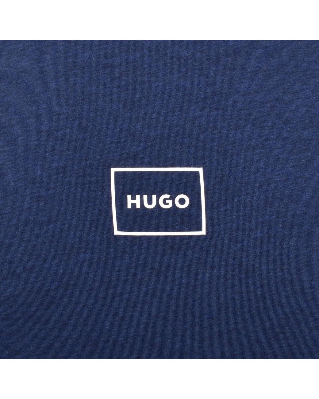 HUGO Blue Laze Long Sleeve T Shirt for men