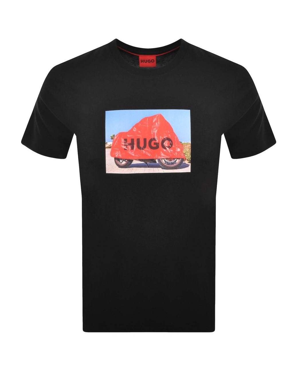 HUGO Black Dostino T Shirt for men