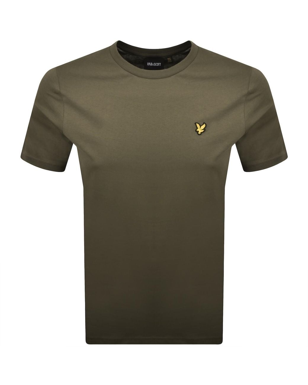 Lyle & Scott Green Crew Neck T Shirt for men