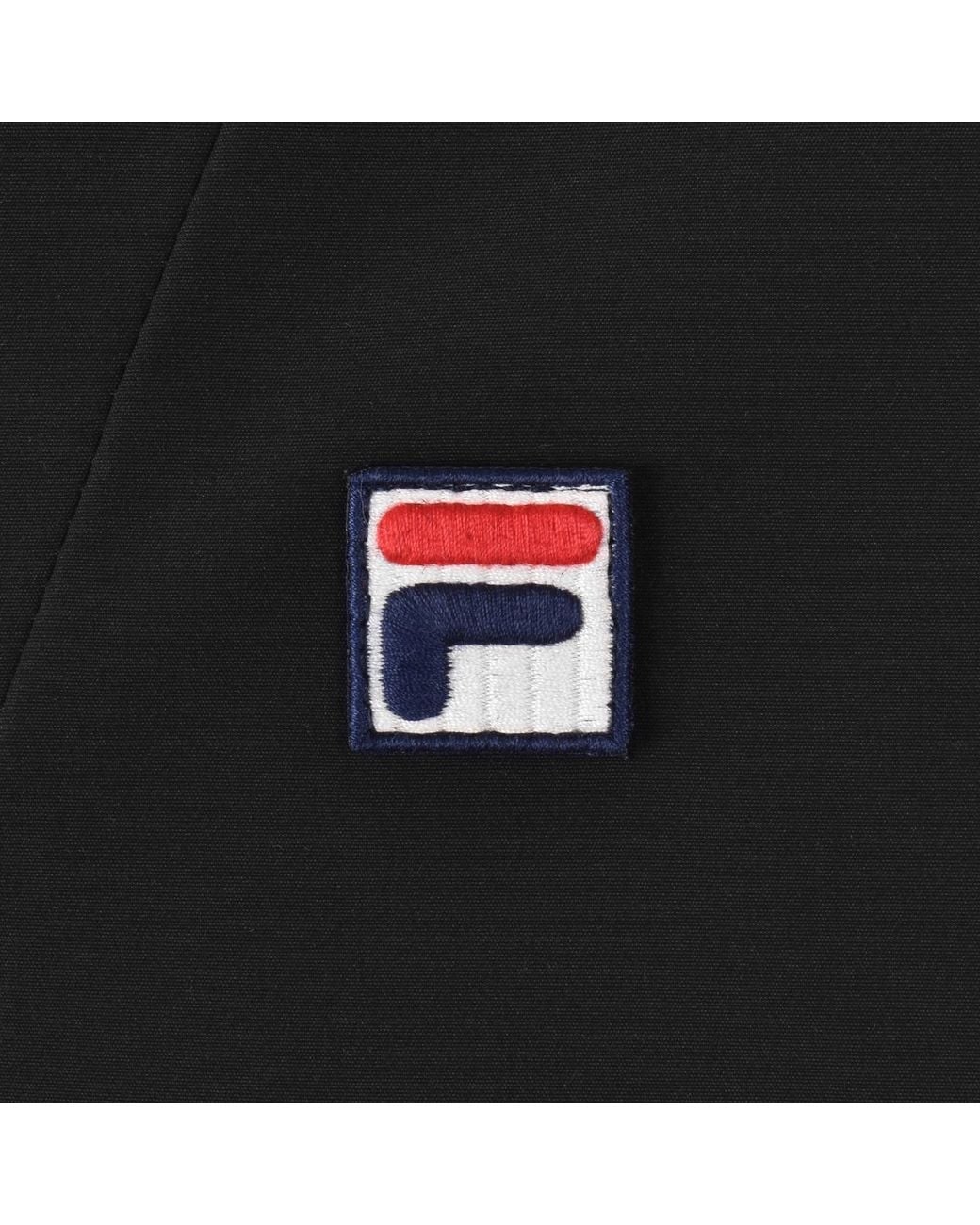 Fila Black Fila Lamont Cut Sew Jacket for men