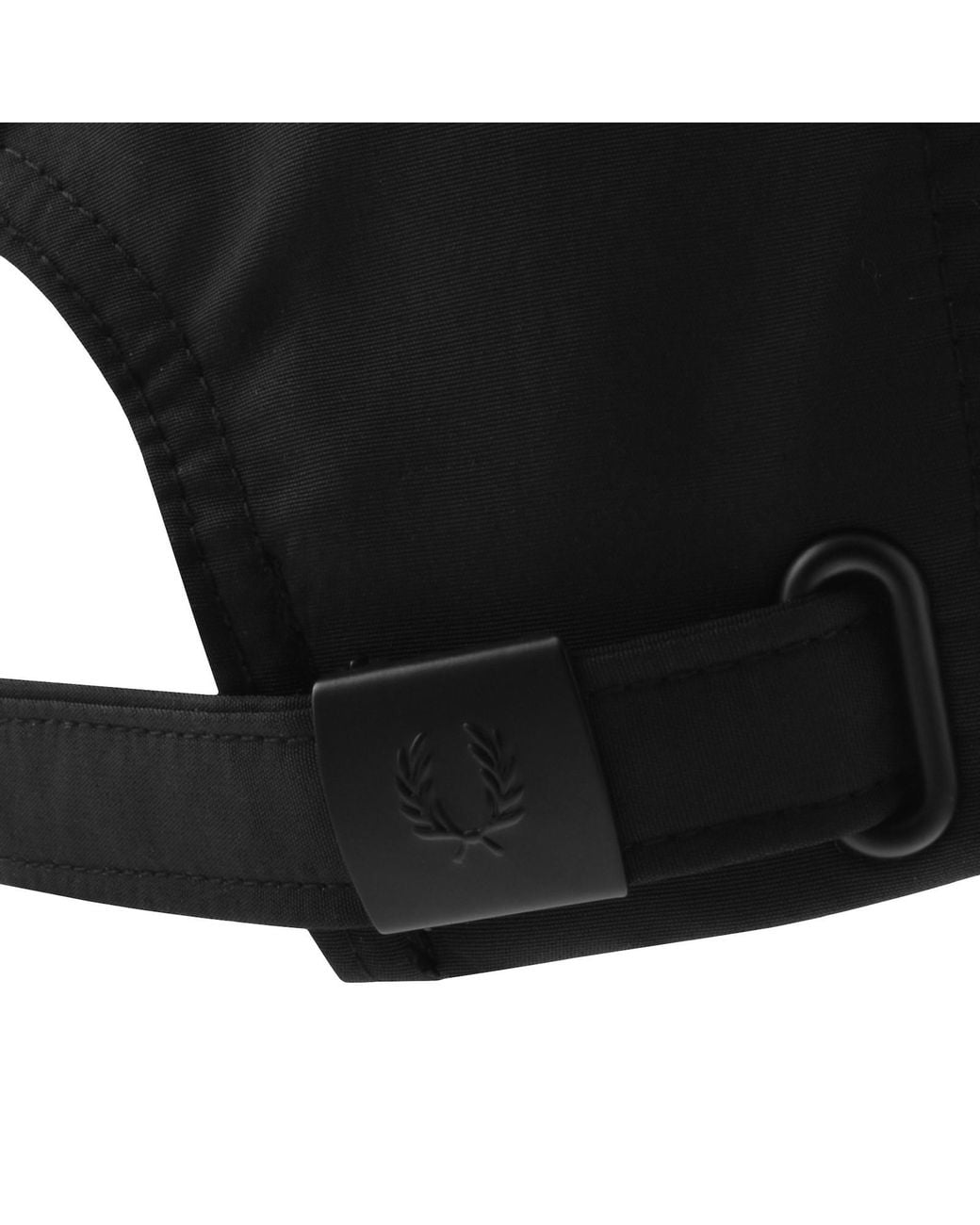Fred Perry Black Piped Brentham Cap for men