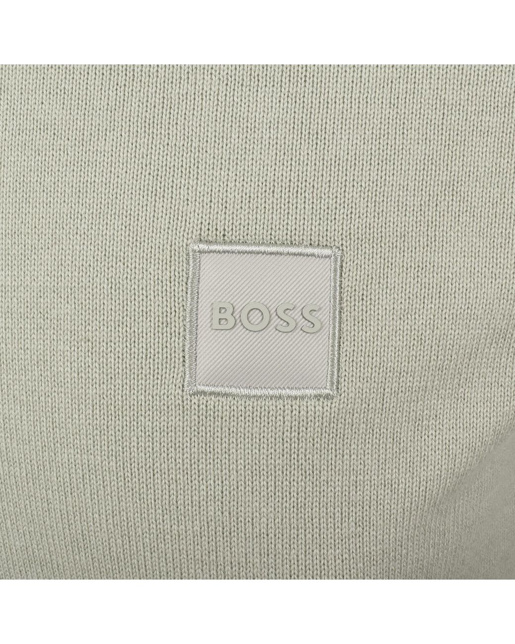 Boss Gray Boss Kanobix Half Zip Jumper for men
