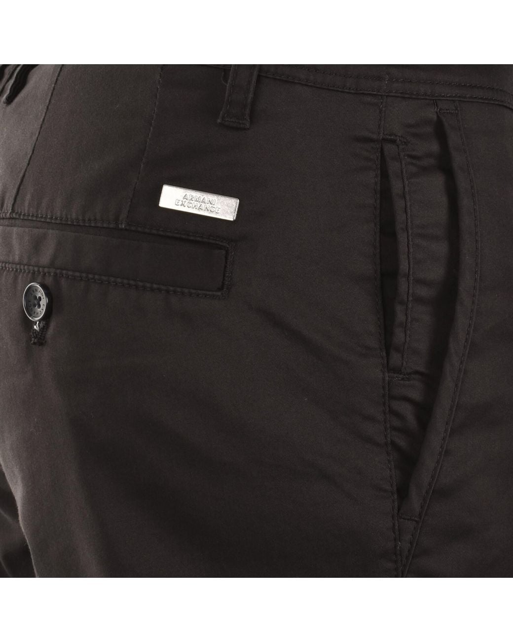 ARMANI EXCHANGE Black 1162 Slim Fit Trousers for men