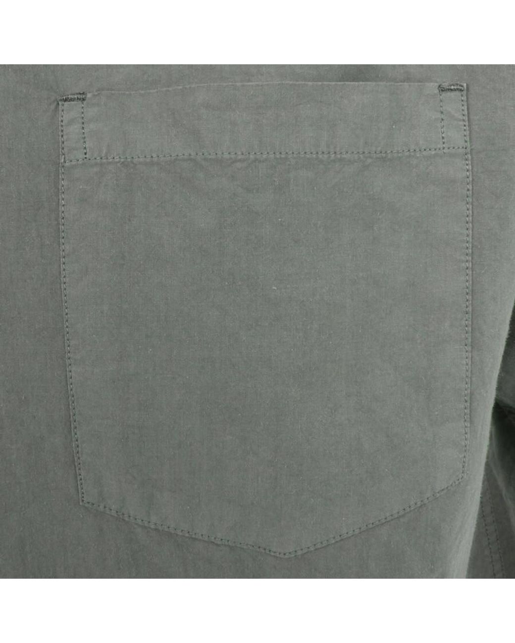 Norse Projects Gray Carsten Cotton Tencel Shirt for men