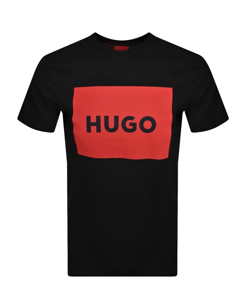 HUGO Black Dulive Crew Neck T Shirt for men