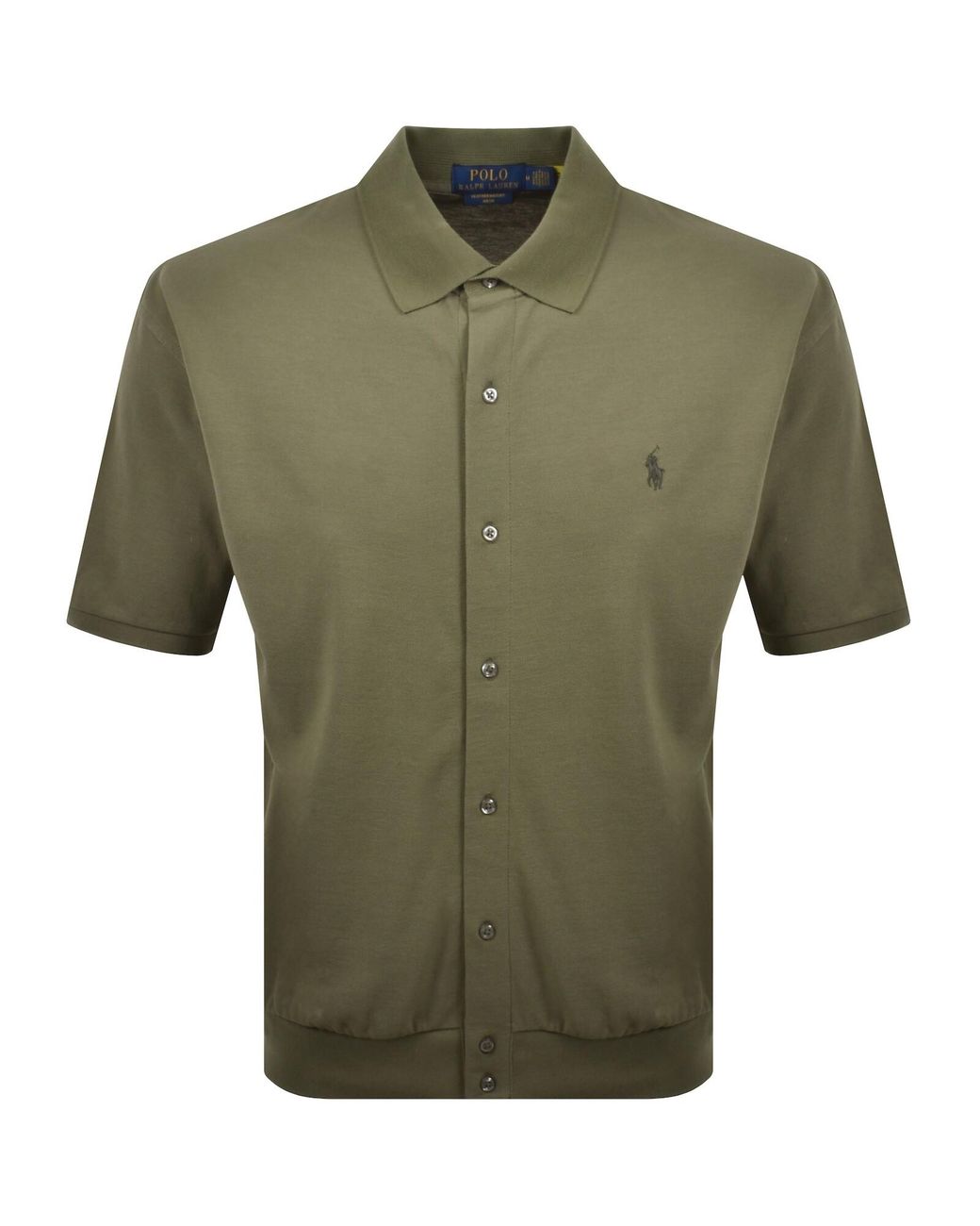 Ralph Lauren Green Short Sleeve Sport Shirt for men