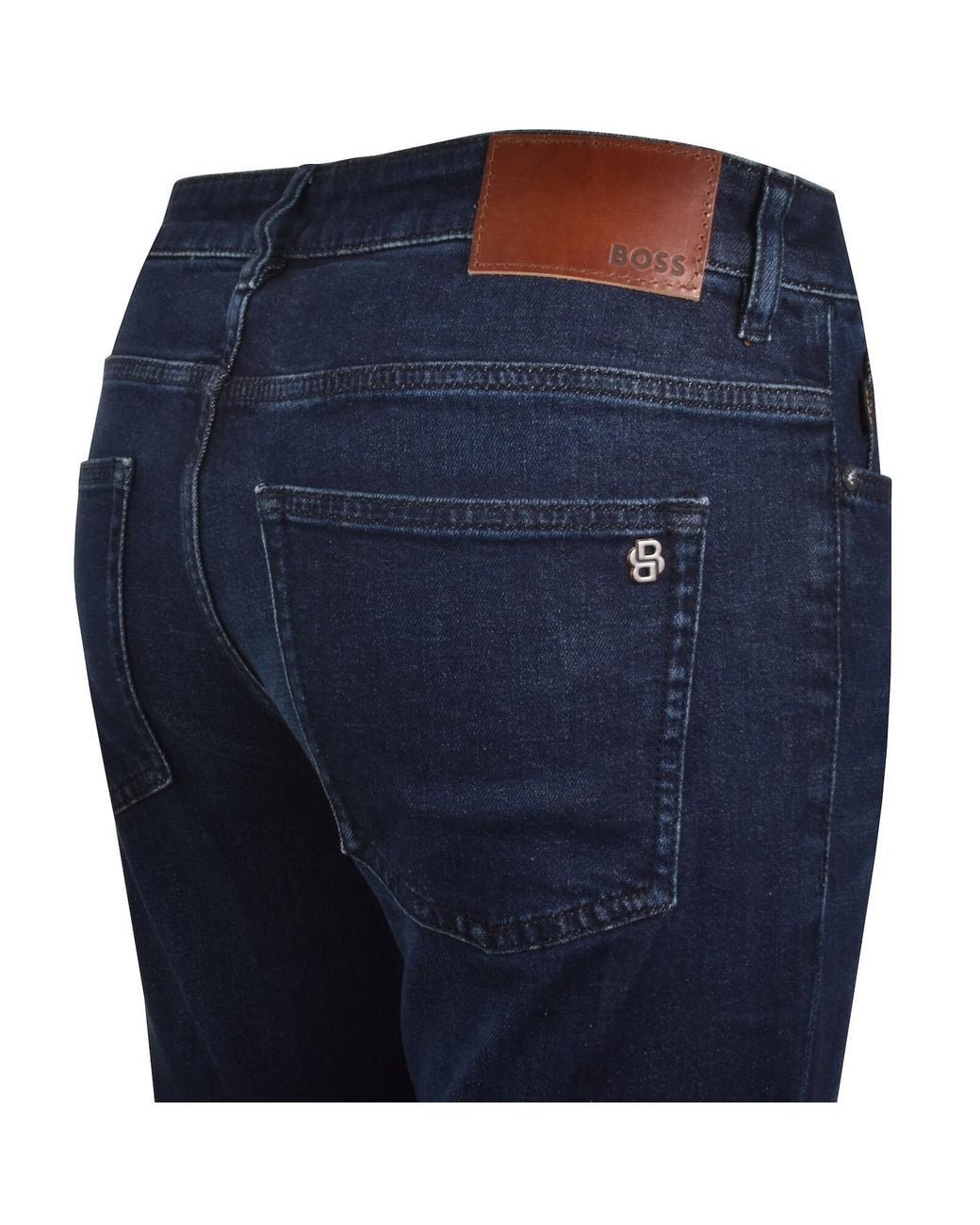 Boss Blue Boss Delaware Slim Fit Jeans Dark Wash for men