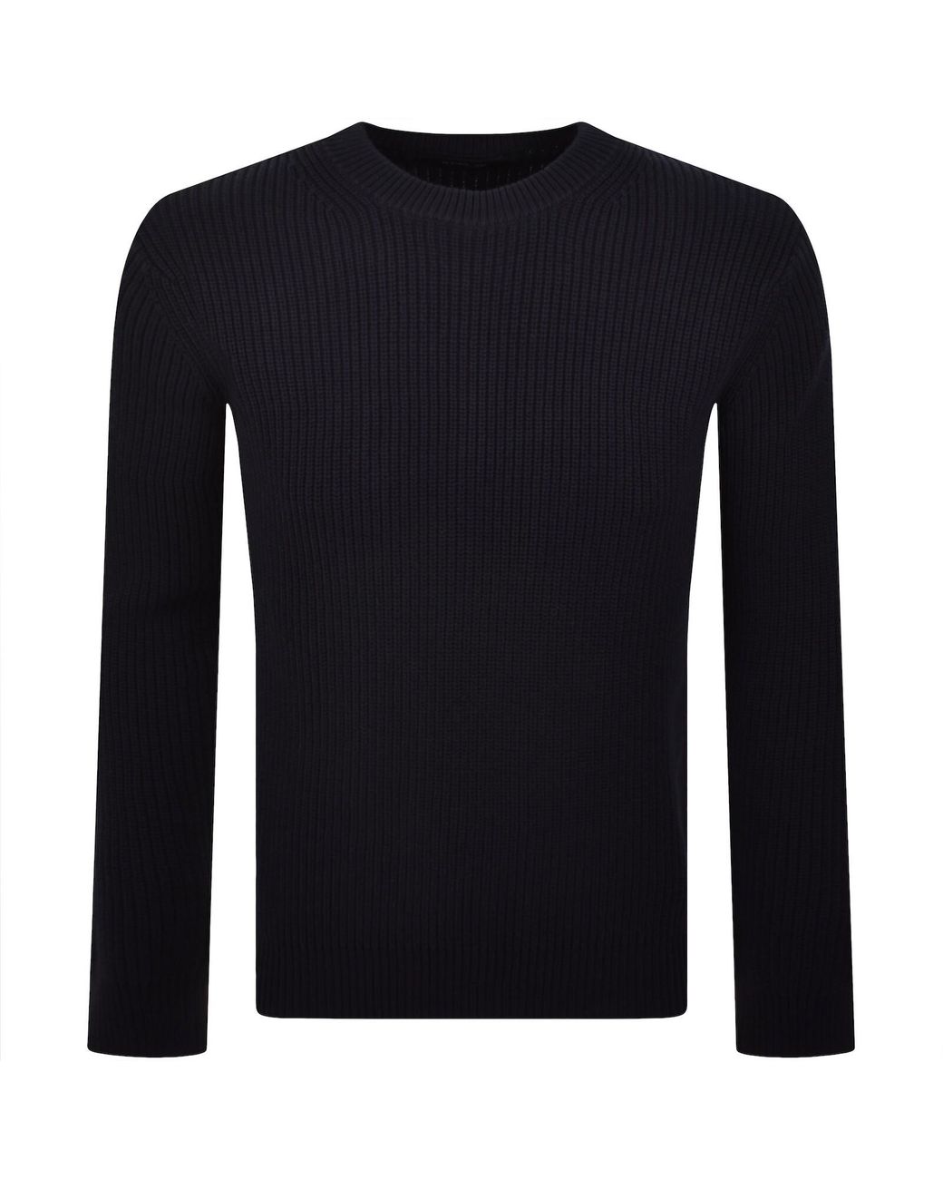 Replay Blue Crew Neck Knit Jumper Night for men