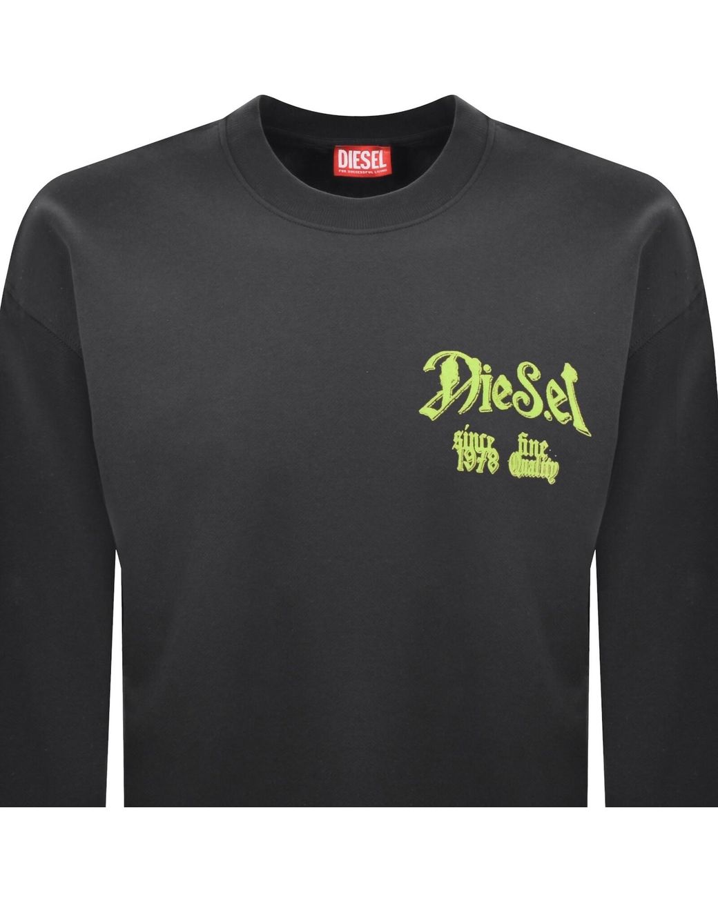 DIESEL Gray S-Boxt Aa2 Sweatshirt for men