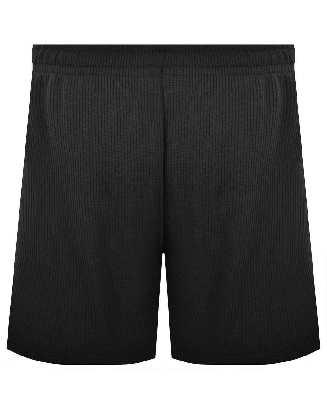 Calvin Klein Black Waffle Shorts for men