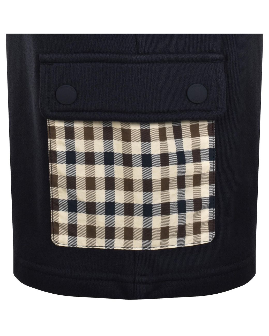 Aquascutum Blue Lamina Pocket Shorts for men