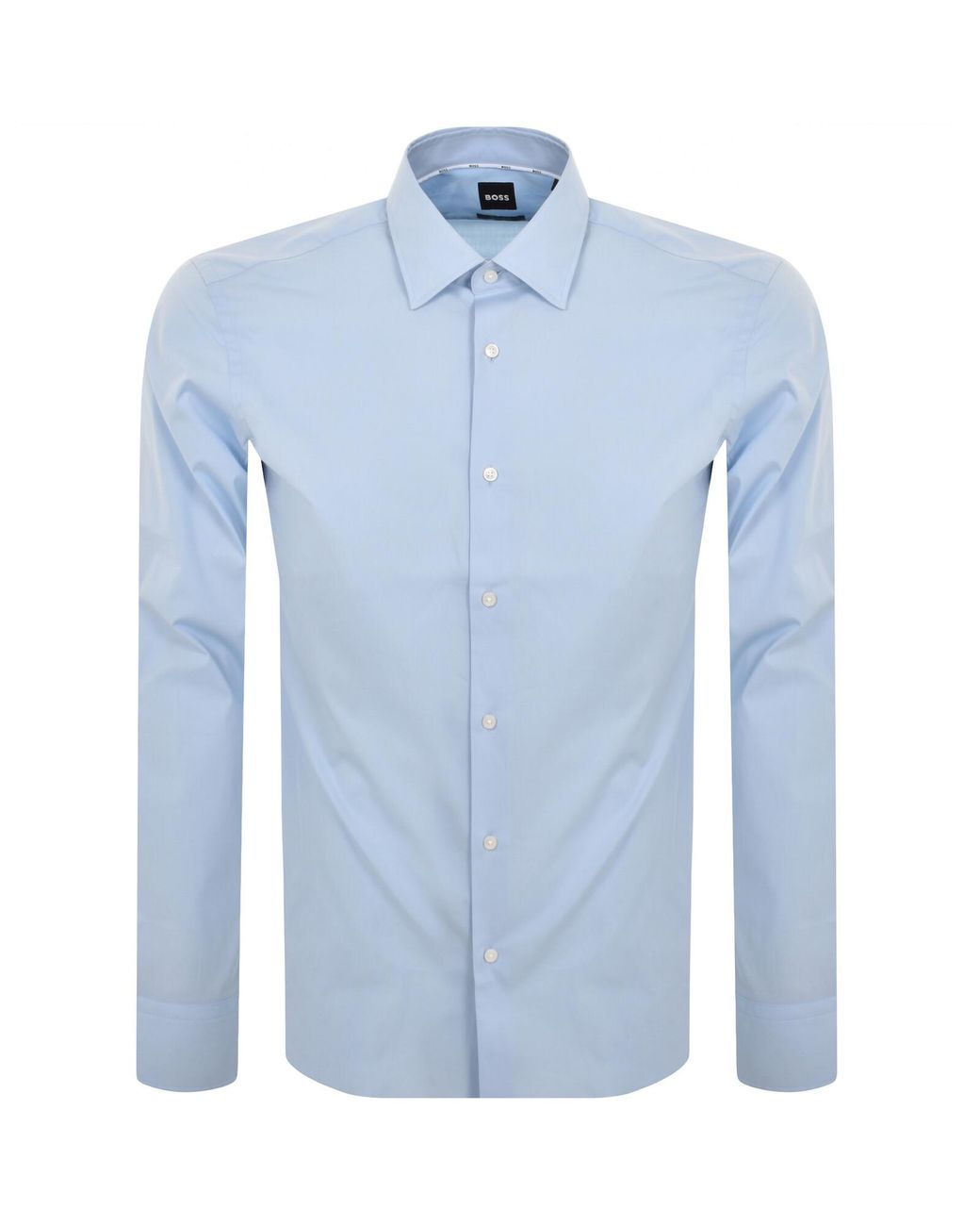 BOSS BUSINESS Blue Boss H Joe Kent Long Sleeved Shirt for men