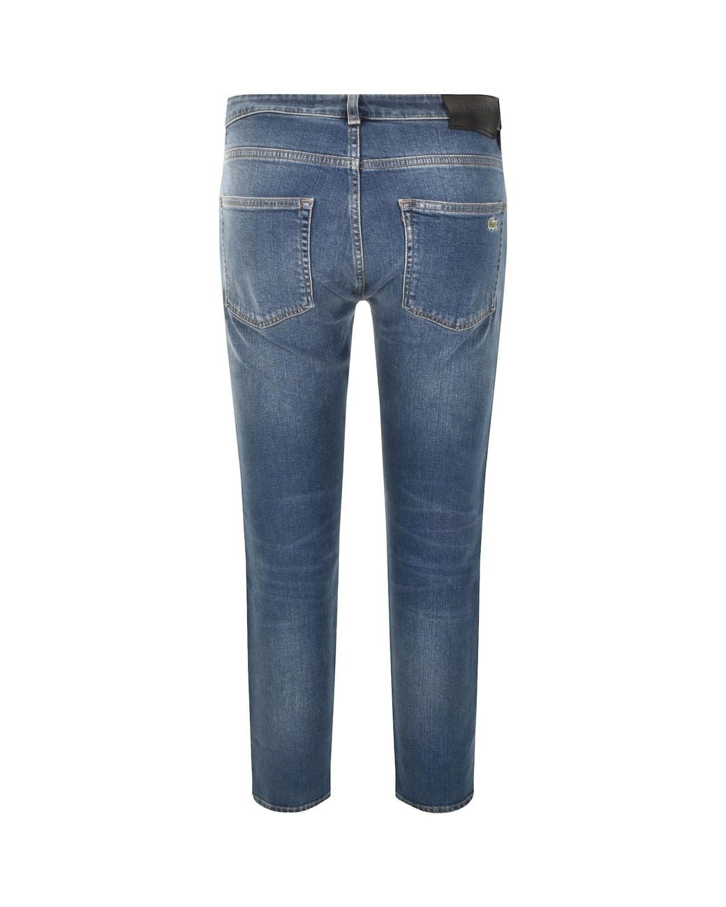 Lacoste Blue Slim Fit Mid Wash Jeans for men