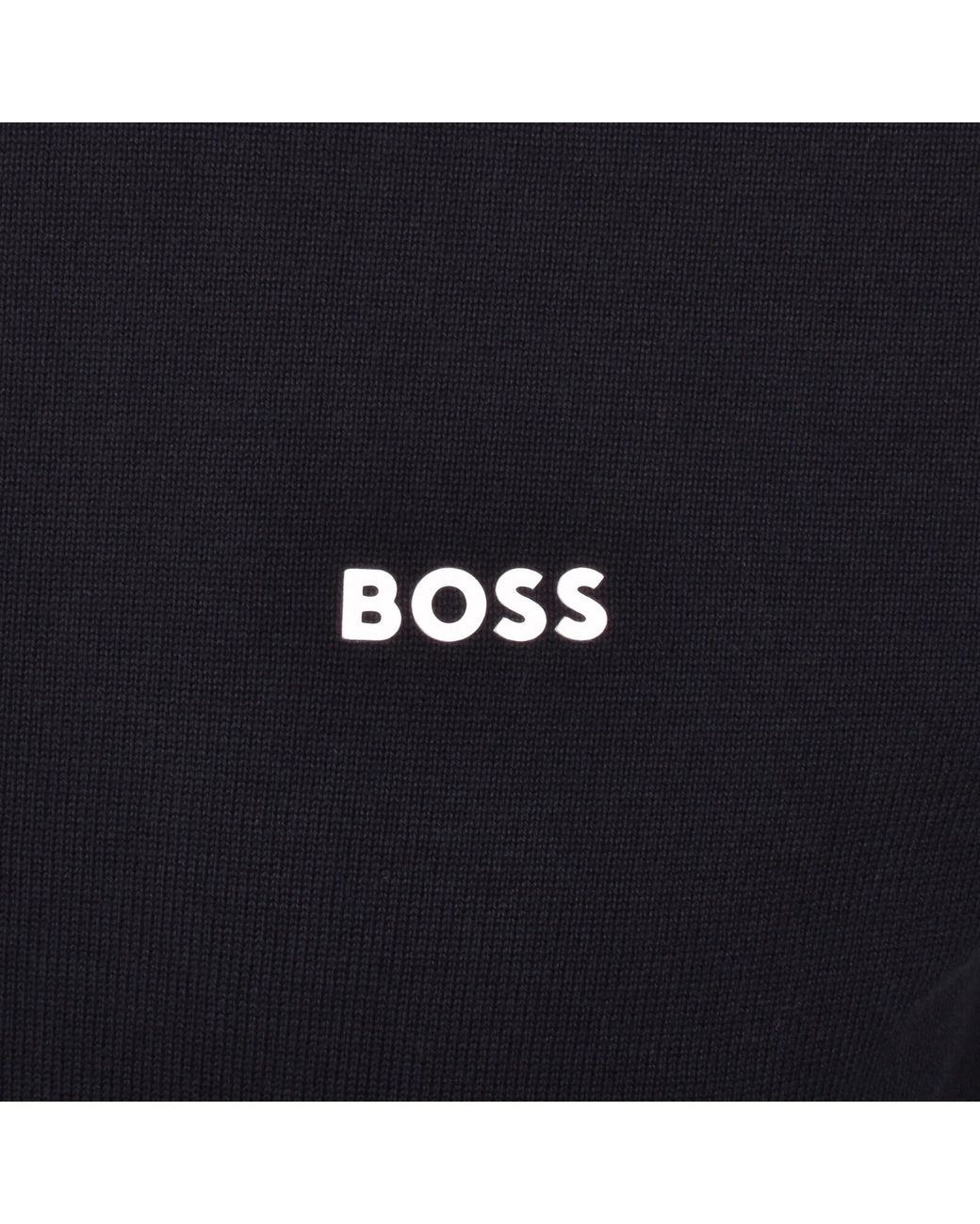 Boss Blue Boss Ever X Crew Neck Jumper Dark for men