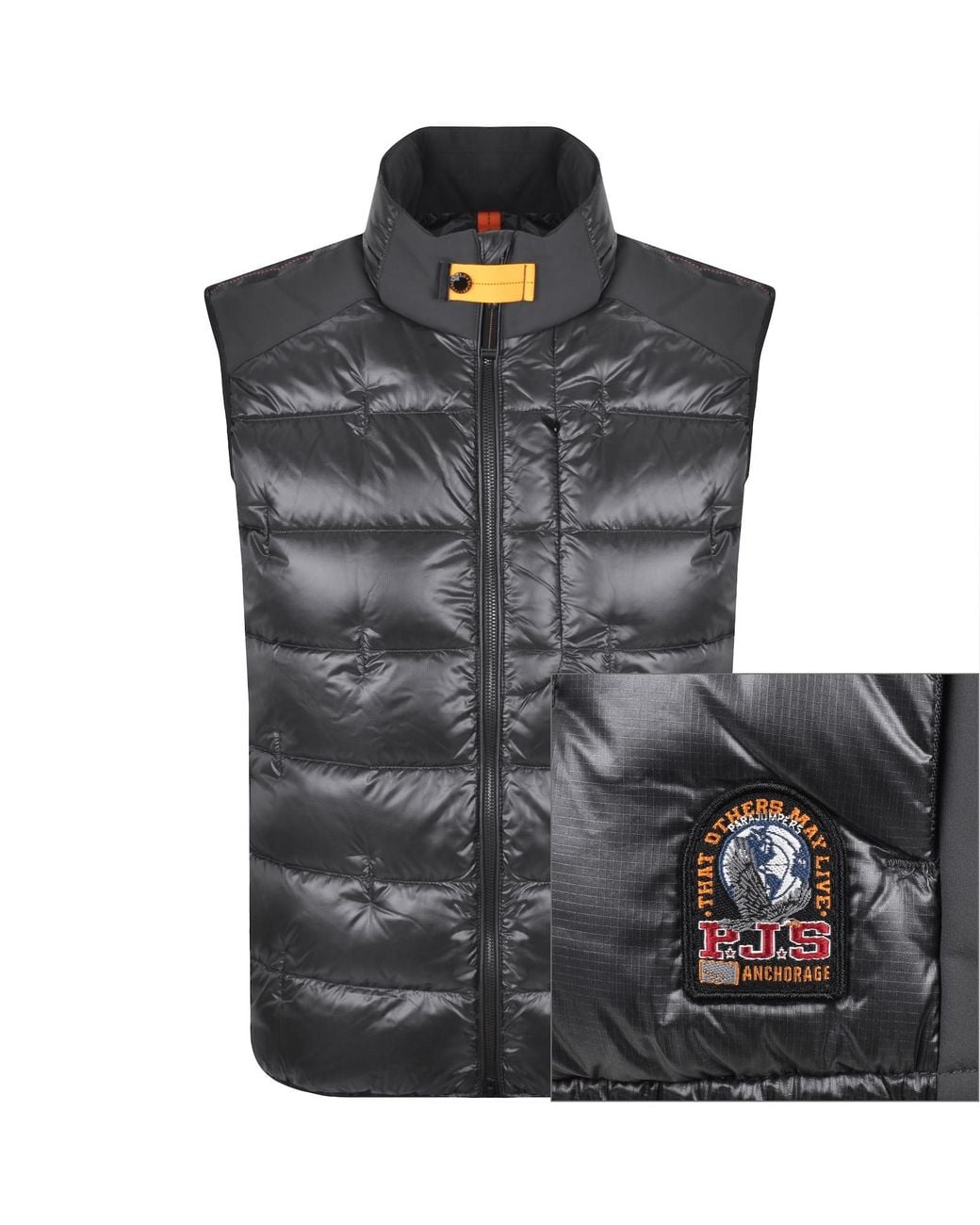 Parajumpers Gray Millet Gilet for men
