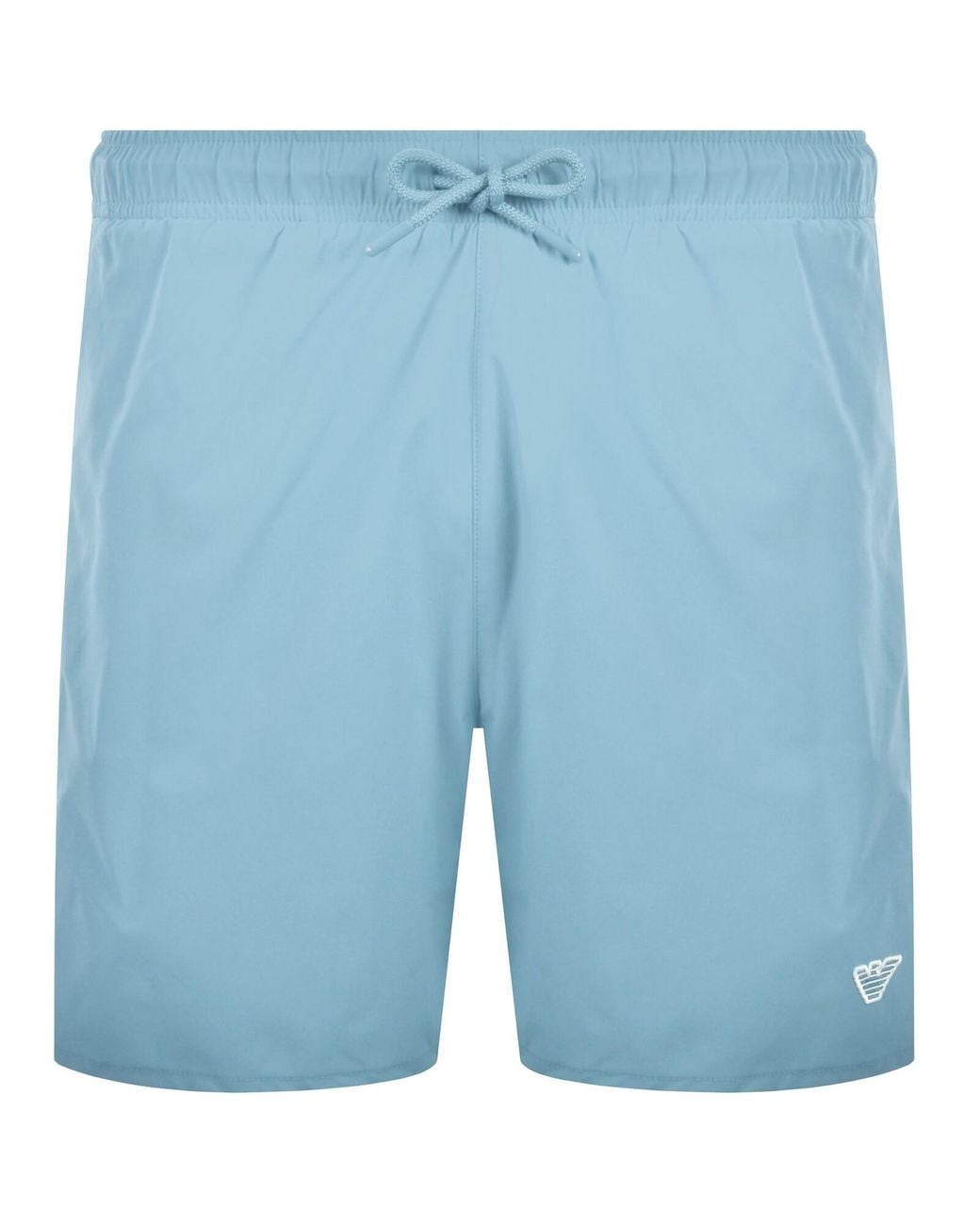 Armani Blue Emporio Boxer Swim Shorts for men