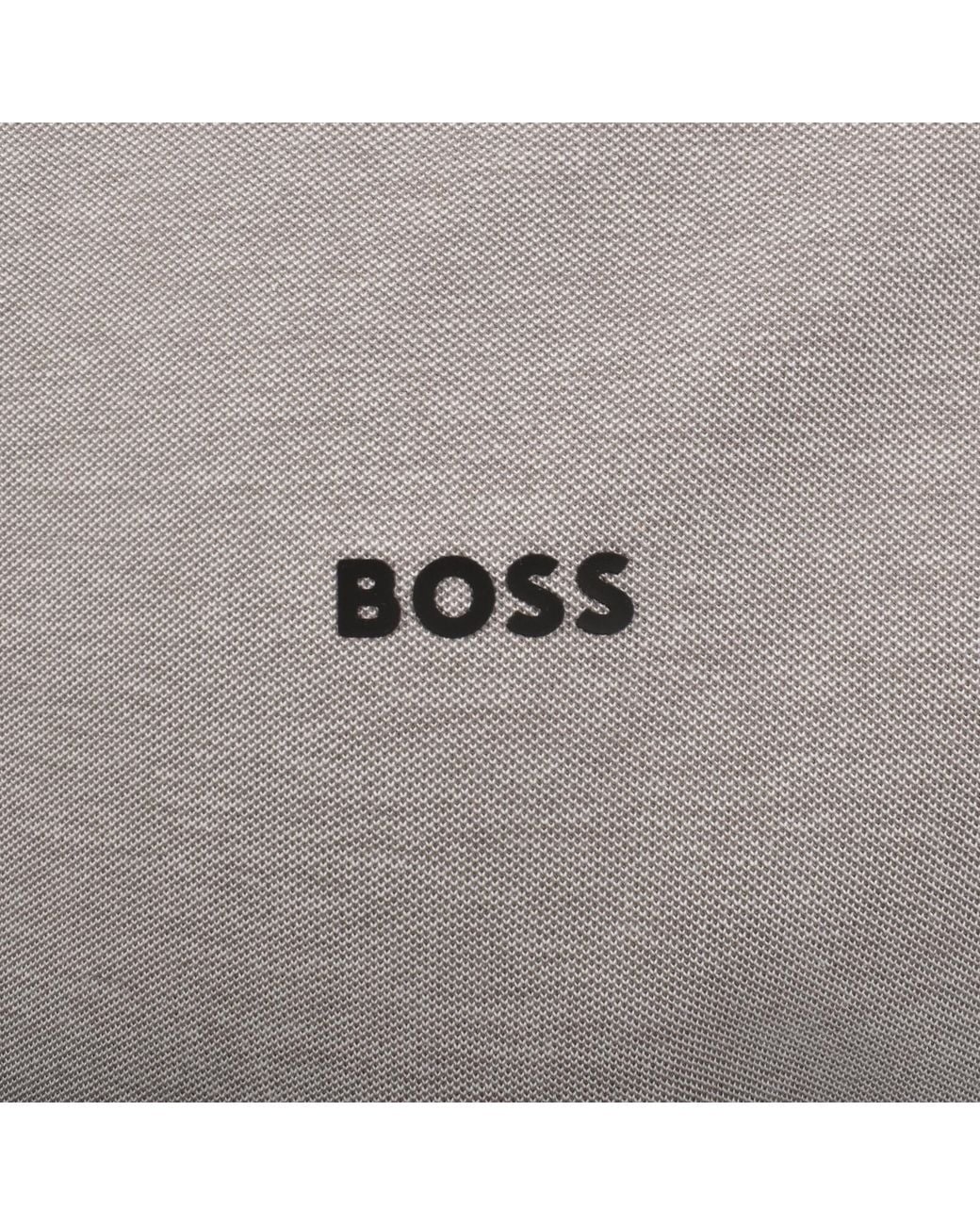 Boss Gray Boss Short Sleeved Dymova Shirt for men