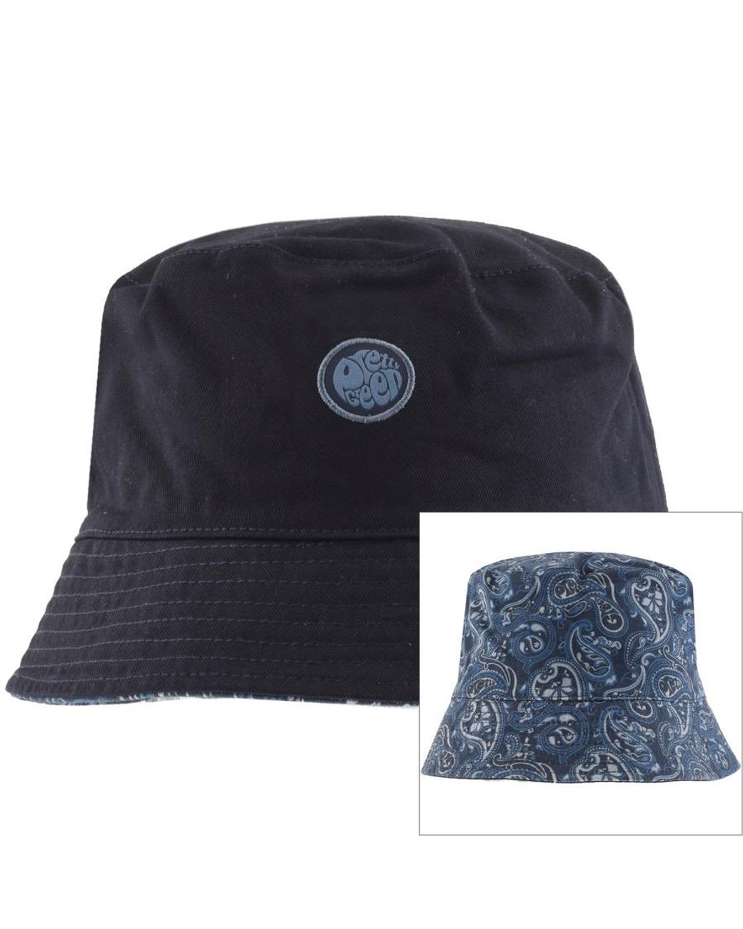 pretty green paisley hat