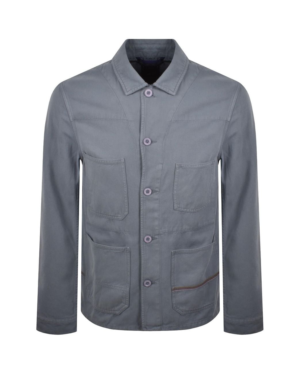 Paul Smith Blue Chore Overshirt for men